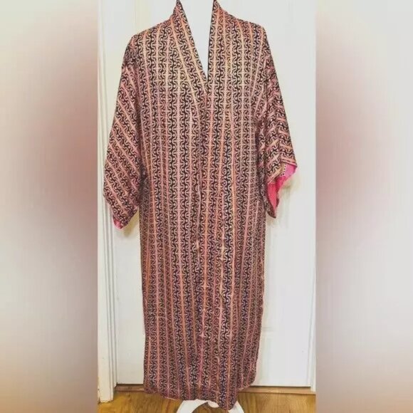 Rachel Zoe Haute Hippie Reversible Kimono Robe – Size S - Picture 4 of 6